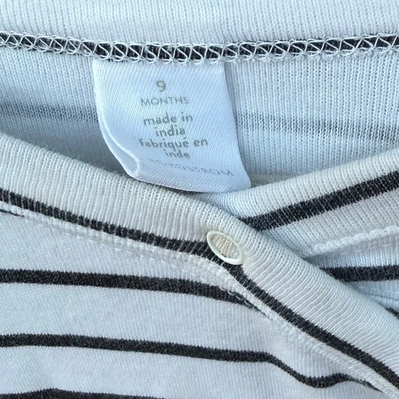 Nordstrom Classic Striped Kids Footie - Picture 2 of 3